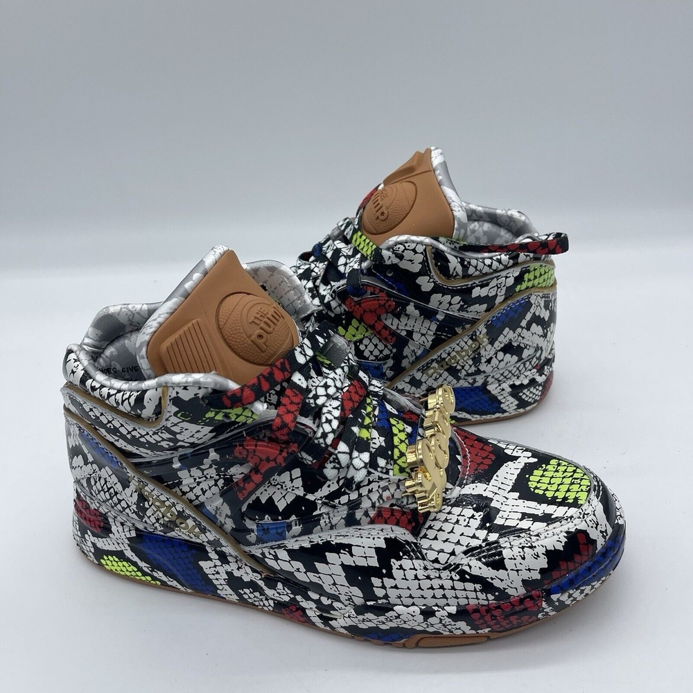Reebok Pump Omni Lite Multicolor Unisex Size USA 6‎ Sneakers M41828 Snakeskin